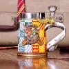 Harry Potter - Stainless Steel Mug/Skull in Golden Snitch Gift Box 600ml