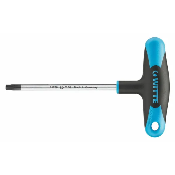 T wrench WITTE PRO T10, T15, T20, T25, T27, T30, T40, T45, T50 Steel