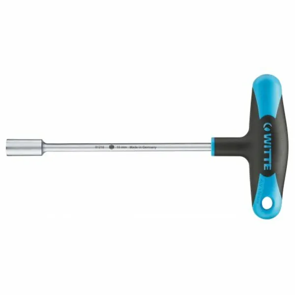 Hexagonal socket wrench WITTE PRO 10 mm Hexagonal T-shaped