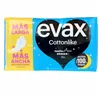 Night Sanitary Pads with Wings Evax Cottonlike (18 uds)