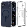 Spigen Ultra Hybrid Mag MagSafe - Case for iPhone 17 Pro Max (Clear/Deep Blue)