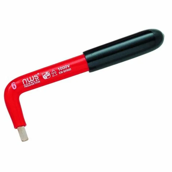 Lenktas šešiakampis raktas NWS 5 mm
