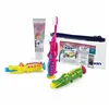 Set Oral Care for Kids Kin Fluorkin Crocodile Travel (3 Pieces)