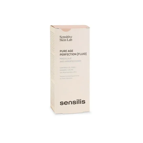 Crème Make-up Base Sensilis Pure Age Perfection 02-sand Anti-imperfections (30 ml)