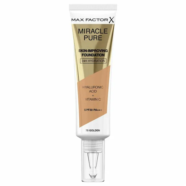 Liquid Make Up Base Max Factor Miracle Pure 75-golden SPF 30 (30 ml)