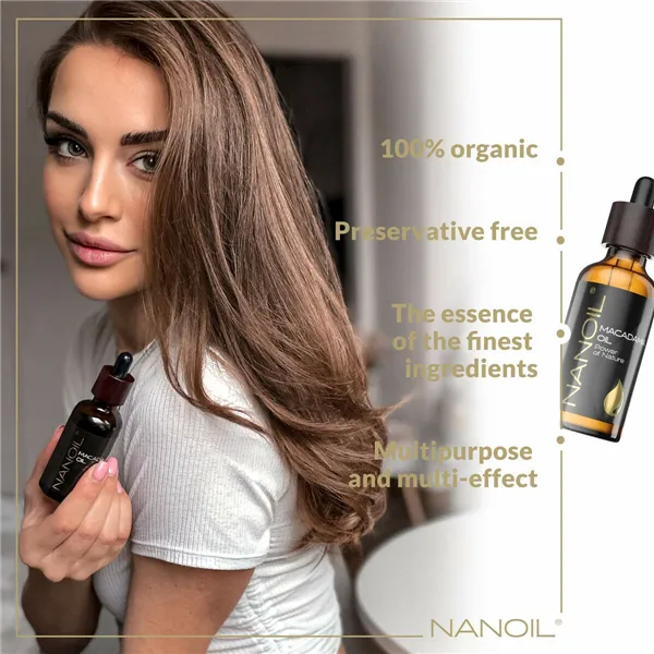 Body Oil Nanoil Power Of Nature Macadamia nut oil (50 ml)