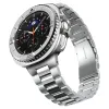 Spigen Bezel Tune Pro Pilot - Case / Protective Ring for Samsung Galaxy Watch 8 Classic 46 mm (Silver)