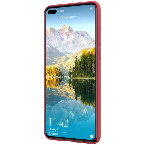 Nillkin Super Frosted Shield - Case for Huawei P40 (Bright Red)