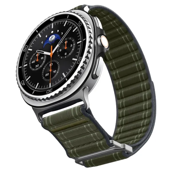 Spigen WBF0 Band - Strap for Samsung Galaxy Watch 8 / 8 Classic 40 / 44 / 46 mm (Green)