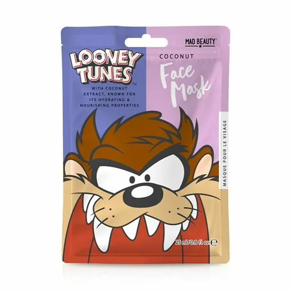 Facial Mask Mad Beauty Looney Tunes Taz Coconut (25 ml)