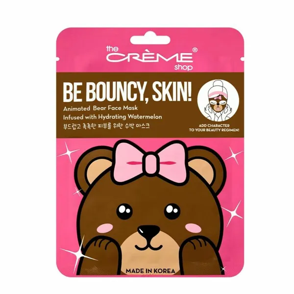 Facial Mask The Crème Shop Be Bouncy, Skin! Bear (25 g)