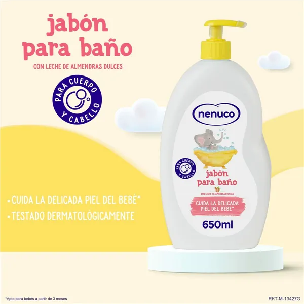 Children's Perfume Nenuco BAÑO HIDRATANTE 650 ml