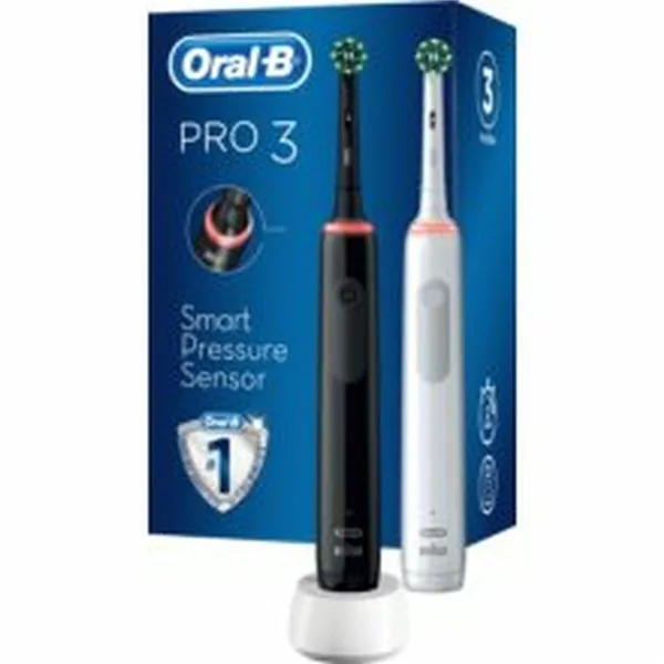 Electric Toothbrush Oral-B PRO3 3900 DUO White Black