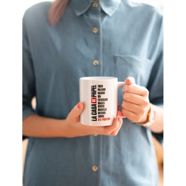 La Casa De Papel - Ceramic mug in gift box 330 ml (La Casa De Papel Mask)