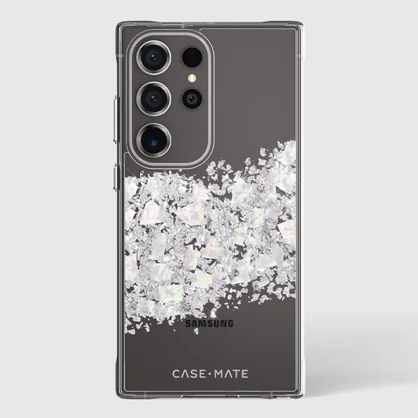 Case-Mate Karat - Samsung Galaxy S24 Ultra case decorated with mother of pearl (A Touch of Pearl)