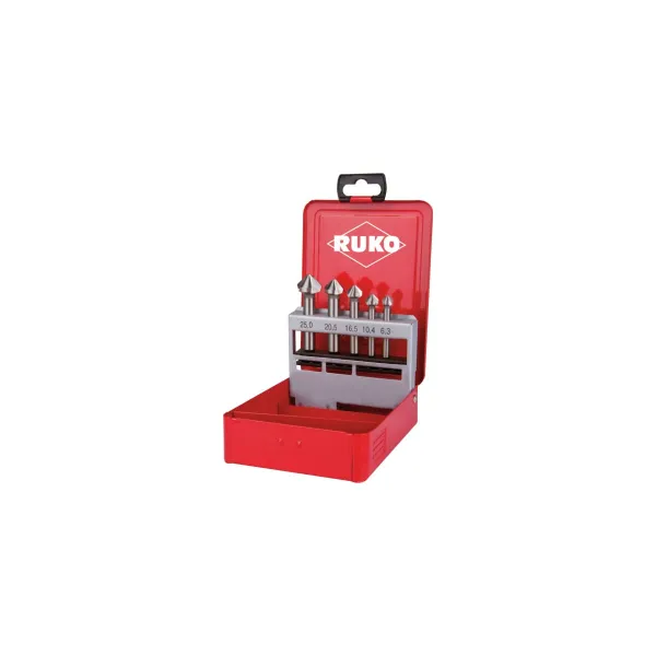 Gręžtuvų rinkinys (Gręžtuvai) RUKO 102154A 25 mm DIN 335 Greitasis plienas (HSS) 5 Dalys