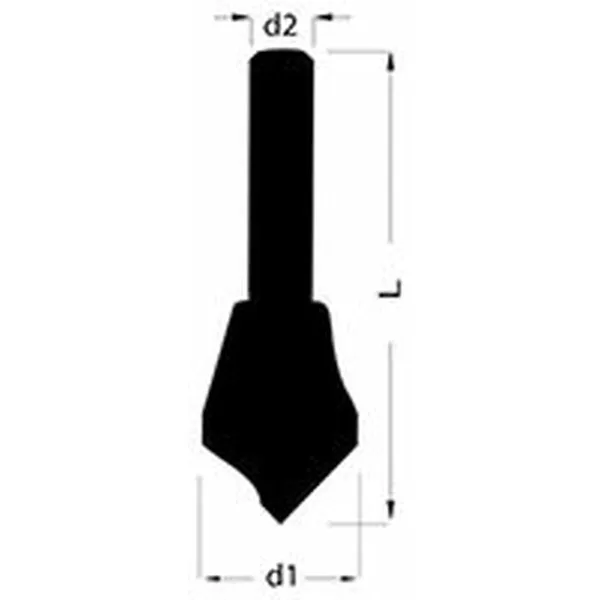 Countersink-deburring tool (Countersinks) RUKO 25 mm High speed steel (HSS)
