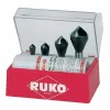 Norobežu urbju komplekts (Norobežu urbumi) RUKO 102310E Ātrdarbīgs tērauds (HSS) 4 Daudzums