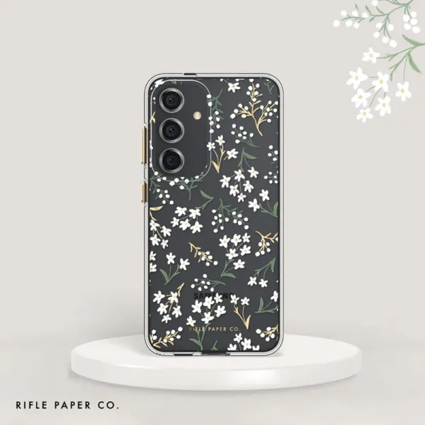 Rifle Paper Clear - Samsung Galaxy S24+ Case (Petite Fleurs)