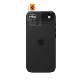 Spigen Optik Pro GLAS.TR EZ Fit Camera Protector 2-Pack - Camera Lens Glass for iPhone Air (2 pcs) (Silver)