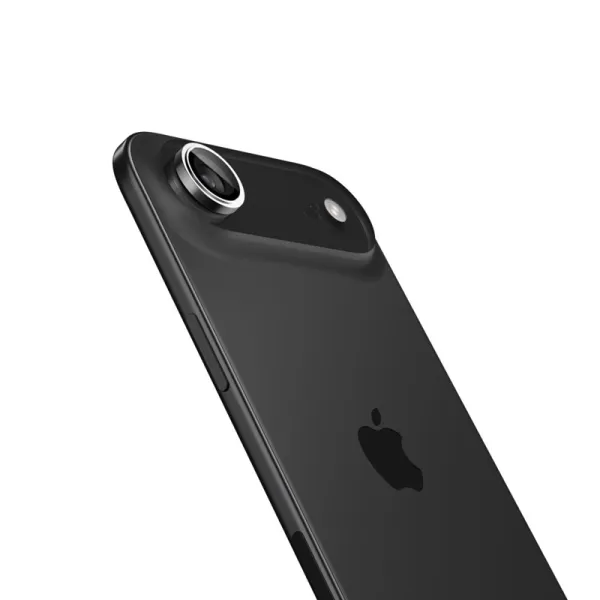 Spigen Optik Pro GLAS.TR EZ Fit Camera Protector 2-Pack - Camera Lens Glass for iPhone Air (2 pcs) (Silver)