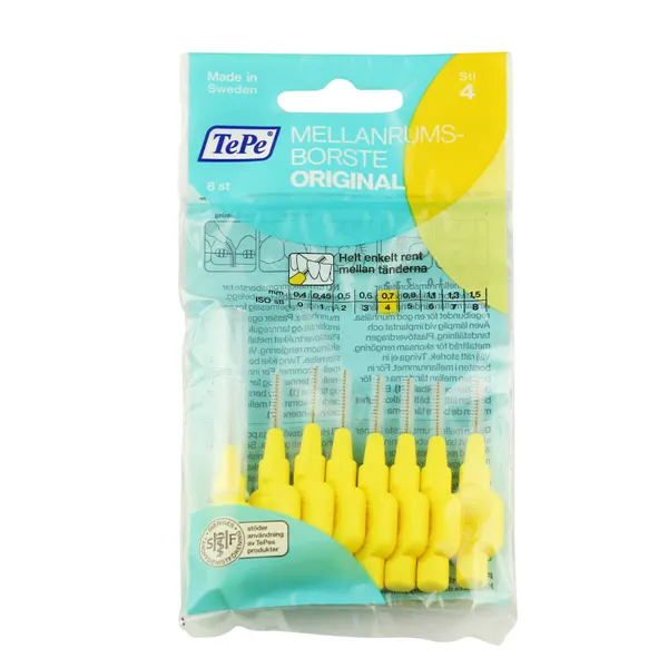 Interdental brushes Tepe Yellow (8 Pieces)