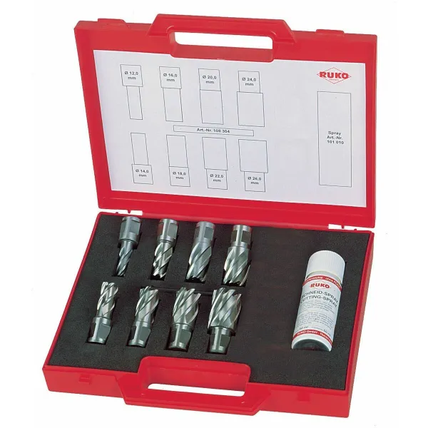 Spool set RUKO Briefcase Weldon 8 Pieces