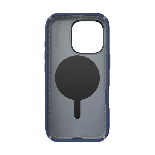 Speck Presidio2 Pro ClickLock & MagSafe - iPhone 16 Pro Case (Coastal Blue / Dust Gray / White)