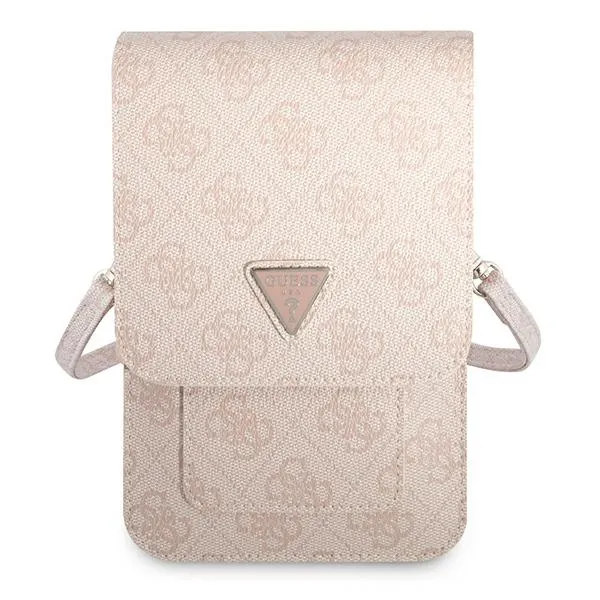 Guess Wallet 4G Triangle Logo Phone Bag (Pink)