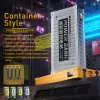 WEKOME WP-339 Container Series - Power bank 10000 mAh Super Charging with built-in USB-C & Lightning PD 20W cable + QC 22.5W (Si