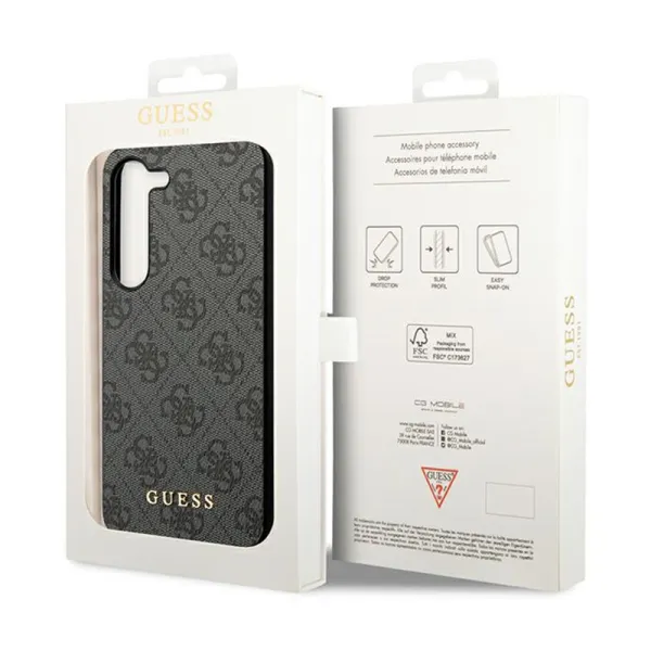 Guess 4G Charms Collection - Case Samsung Galaxy A35 5G (black)