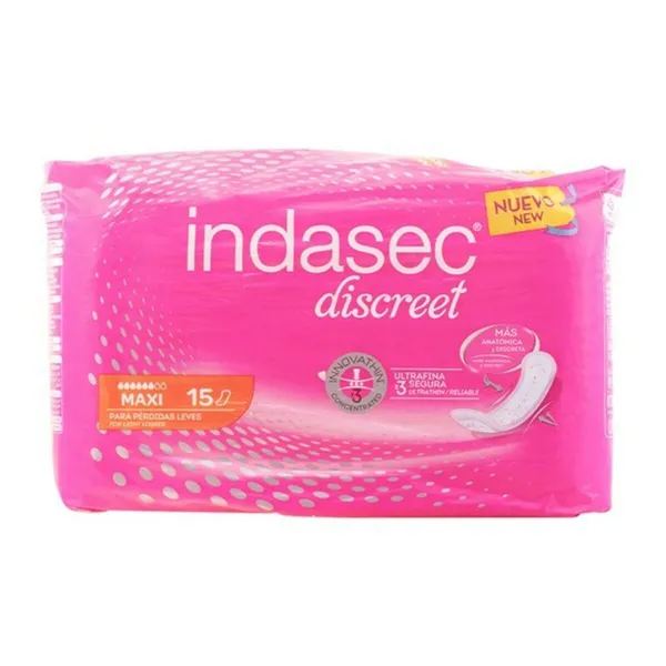 Incontinence Sanitary Pad Discreet Maxi Indasec (Parapharmacy)