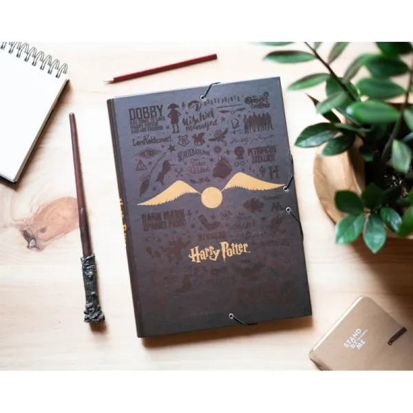 Harry Potter - Folder / folder with elastic band A4 (24 x 34 cm)