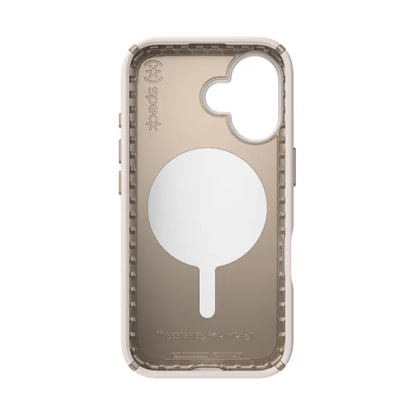 Speck Presidio2 Pro ClickLock & MagSafe - iPhone 16 Case (Bleached Bone / Heirloom Gold / Hazel Brown)