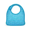 BUILT Mess Mate Set of 2 baby bib (Dribble Dots Blue)