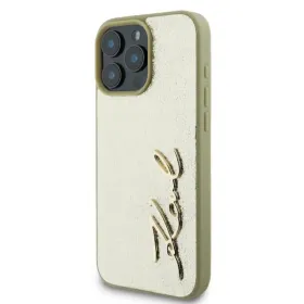 Karl Lagerfeld Metal Signature - Case for iPhone 16 Pro (gold)