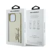 Karl Lagerfeld Metal Signature - Case for iPhone 16 Pro (gold)