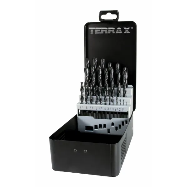 Spool set TERRAX Case DIN 338 25 Pieces 19 Pieces (25 Units)