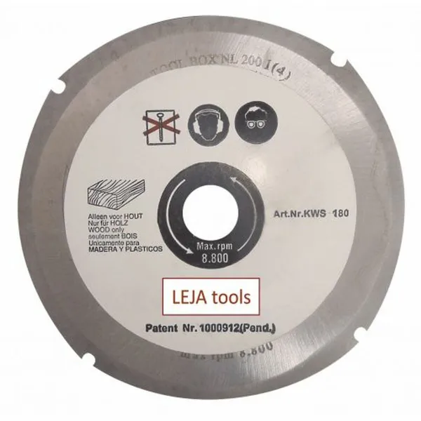Отрезной фрезерный диск для угловых шлифовальных машин LEJA Tools 180 mm 22,2 mm