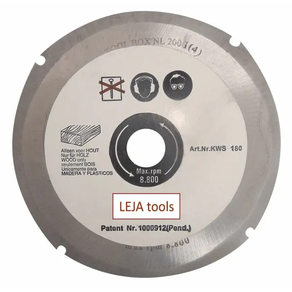 Отрезной фрезерный диск для угловых шлифовальных машин LEJA Tools 180 mm 22,2 mm