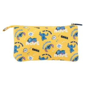 Disney Stitch - 3-compartment pencil case from the Tropical collection