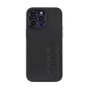 Audi Synthetic Leather - Case for iPhone 14 Pro Max (Black)