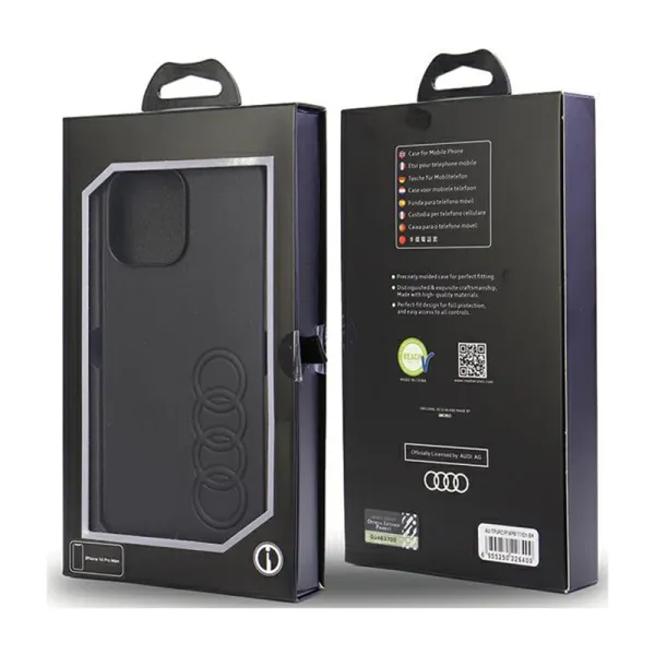 Audi Synthetic Leather - Case for iPhone 14 Pro Max (Black)
