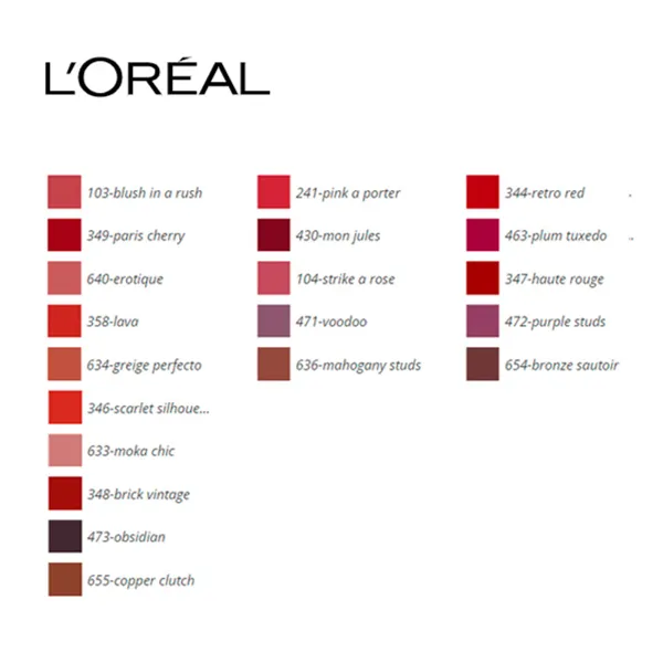 Lipstick Color Riche L'Oreal Make Up (4,8 g) 3,6 g