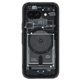 Spigen Ultra Hybrid Mag MagSafe - Case for Google Pixel 9a (Zero One Black)