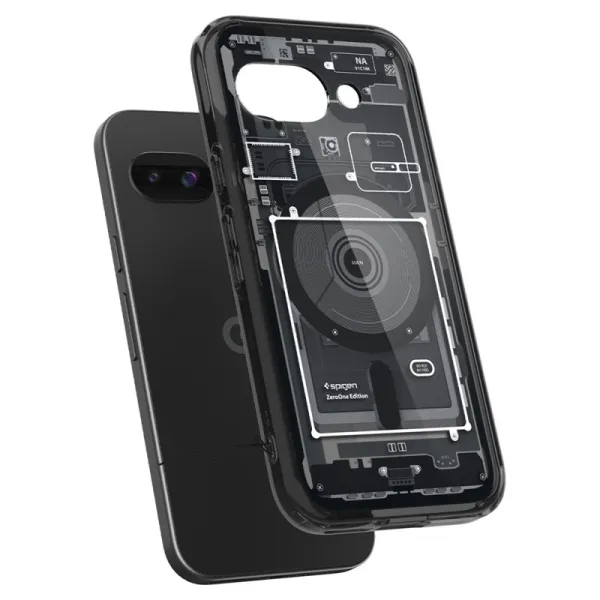 Spigen Ultra Hybrid Mag MagSafe - Case for Google Pixel 9a (Zero One Black)