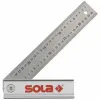 Kulmaviivain SOLA 25 x 17 cm Ruostumaton teräs Alumiini