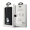 Karl Lagerfeld Silicone Choupette Metal Pin - Case Samsung Galaxy S24 (czarny)