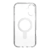 Speck Presidio Perfect-Clear ClickLock & MagSafe - iPhone 16 Plus Case (Clear / Chrome Finish / Serene Silver)