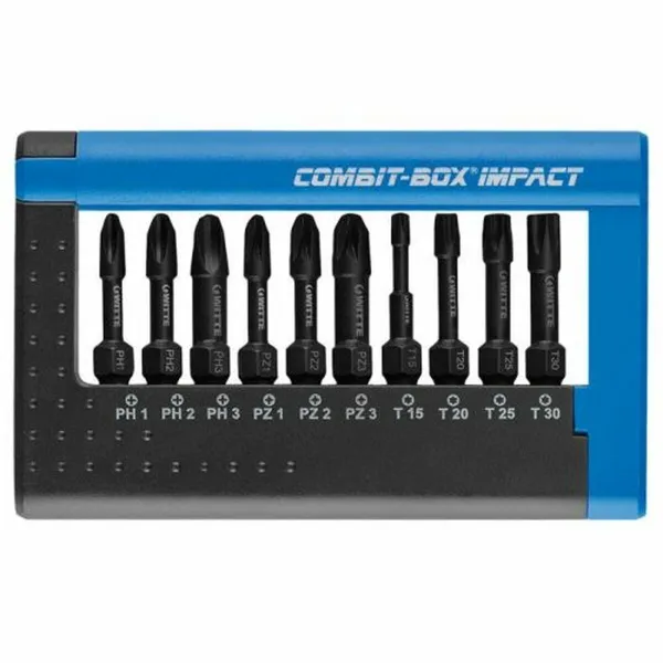 Bit set WITTE COMBIT-BOX PH1 PH2 PZ1 PZ2 TX PH3 PZ3 10 Pieces (10 Units)